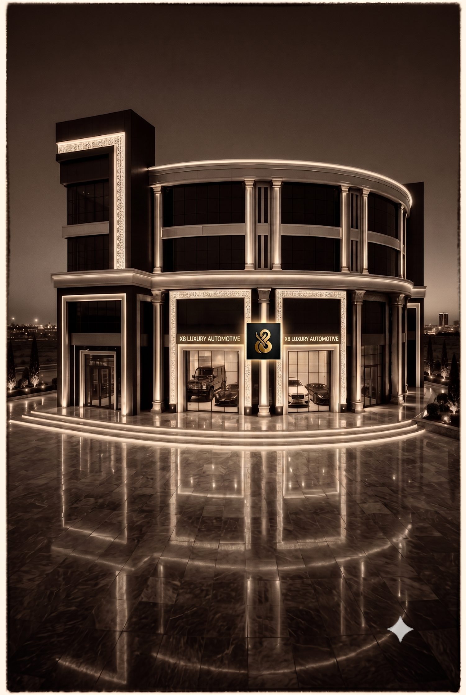 X8 flagship façade · New Cairo